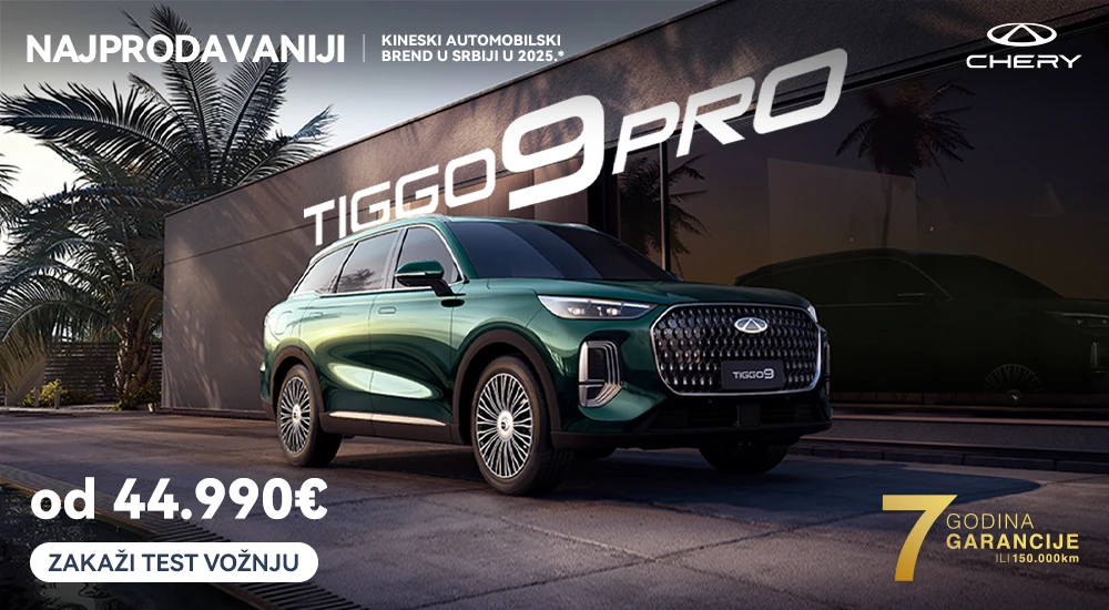 SUV nove generacije: Tiggo 9 Pro PHEV već od 44.990€